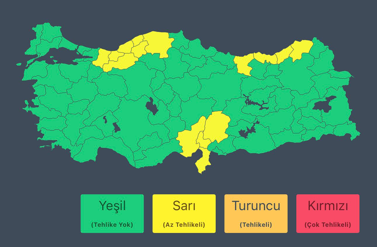 İçişleri Bakanlığı, 15 il