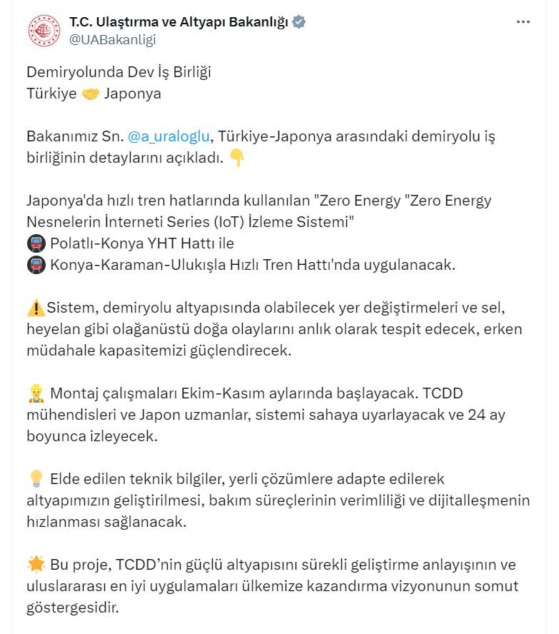 Ulaştırma ve Altyapı Bakanlığı,