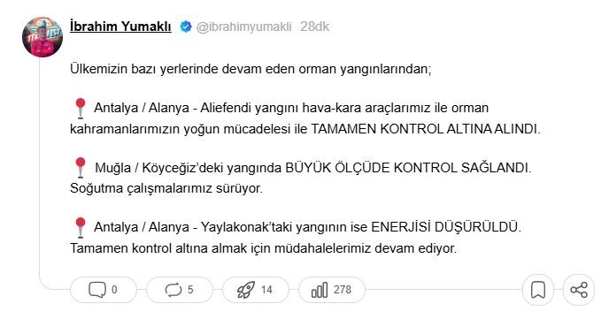 Tarım ve Orman Bakanı
