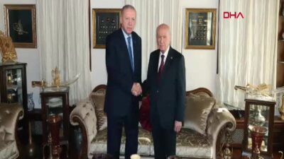 Cumhurbaşkanı Erdoğan ve MHP Lideri Bahçeli Kritik Görüşmede Bir Araya Geldi