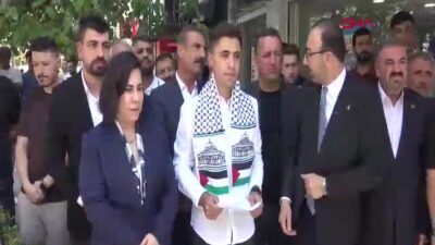 AK Parti Şırnak Silopi'de İsrail'in