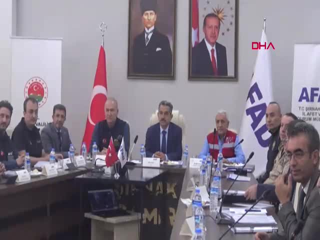 Şırnak'ta AFAD koordinasyonunda 15