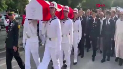 Mersin’de Görevi Başında Şehit Olan Uzman Çavuş Hüseyin Günay Son Yolculuğuna Uğurlandı