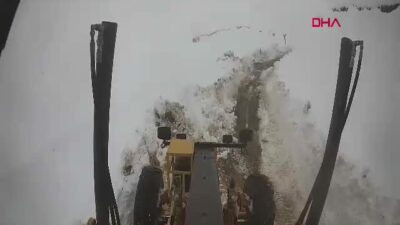 Rize’de Sel Felaketi Sonrası Ayder Yaylası’na Alternatif Ulaşım İçin Kar Mücadelesi