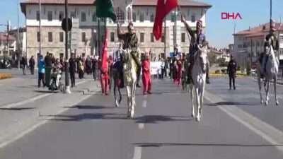 Sivas’ta Ahilik Haftası Coşkuyla Kutlandı: Atlı Birlik ve Mehteran Takımı Eşliğinde Tören