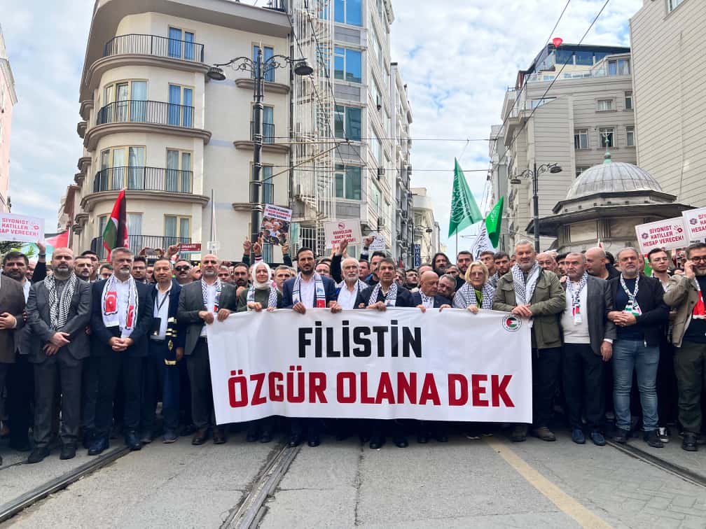 İstanbul'da Filistin'in özgürlüğü için