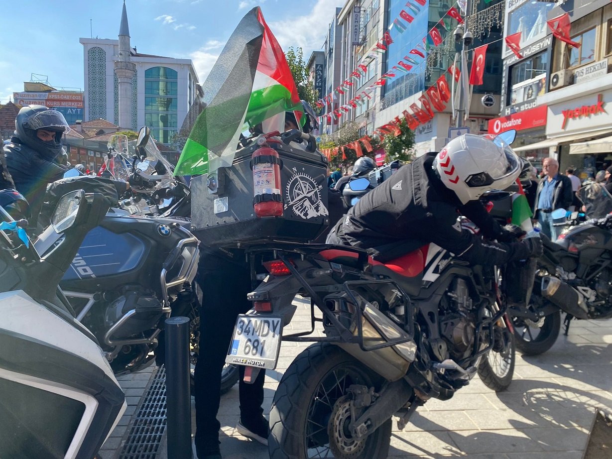 Ümraniye'de Gazze'ye destek için