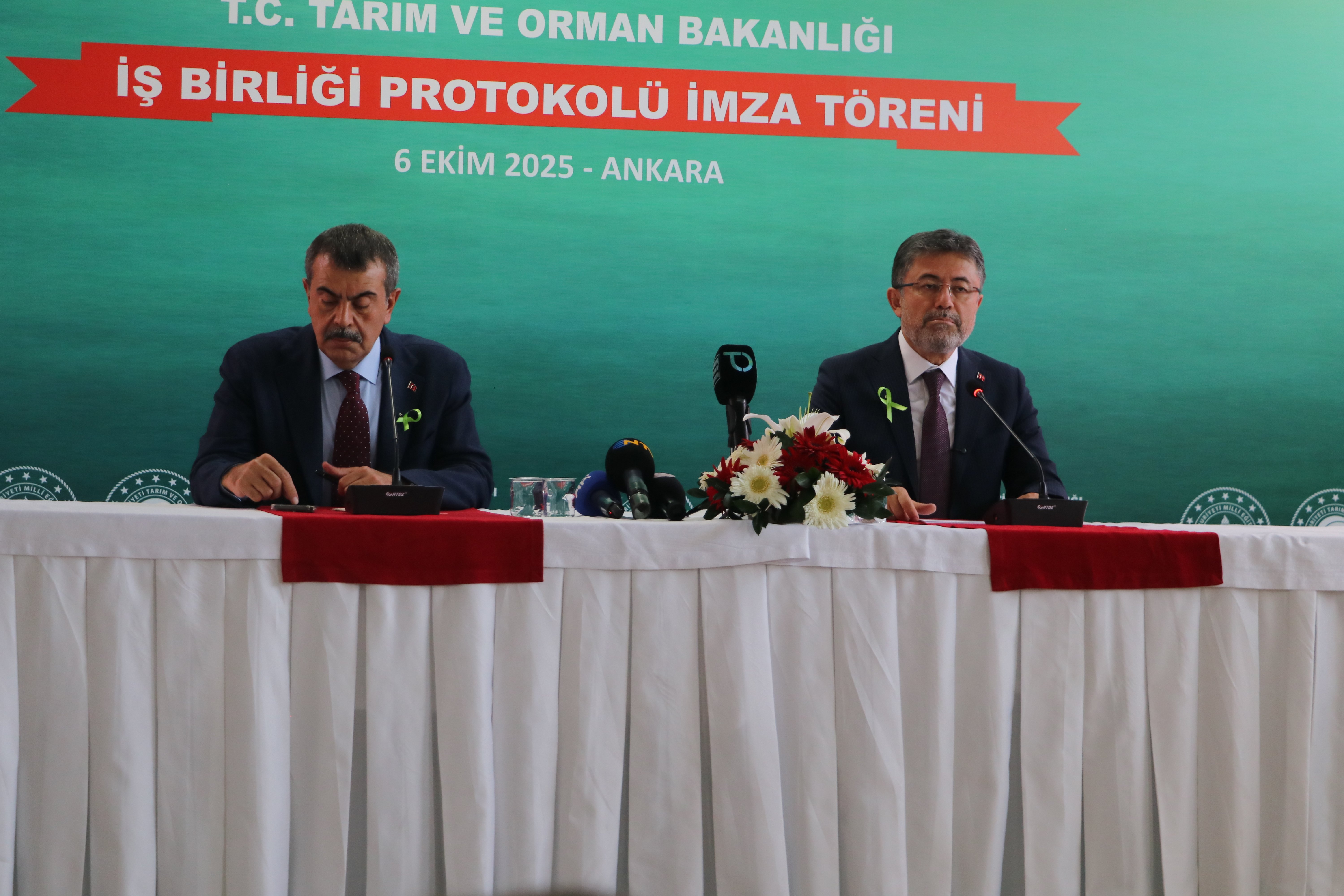 Milli Eğitim ve Tarım Bakanlıkları Arasında Tarihi Çatı Protokolü İmzalandı