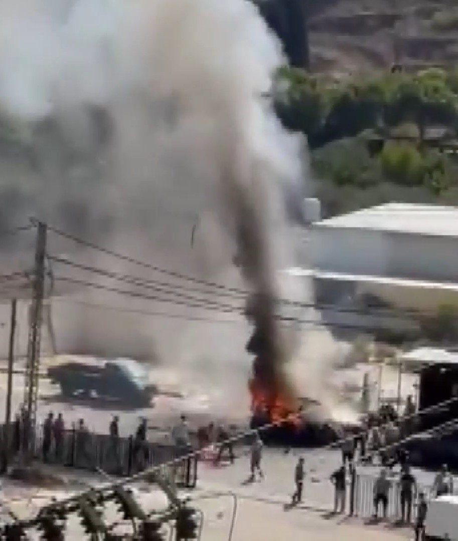 İsrail'in Lübnan'ın Nebatiye kentine