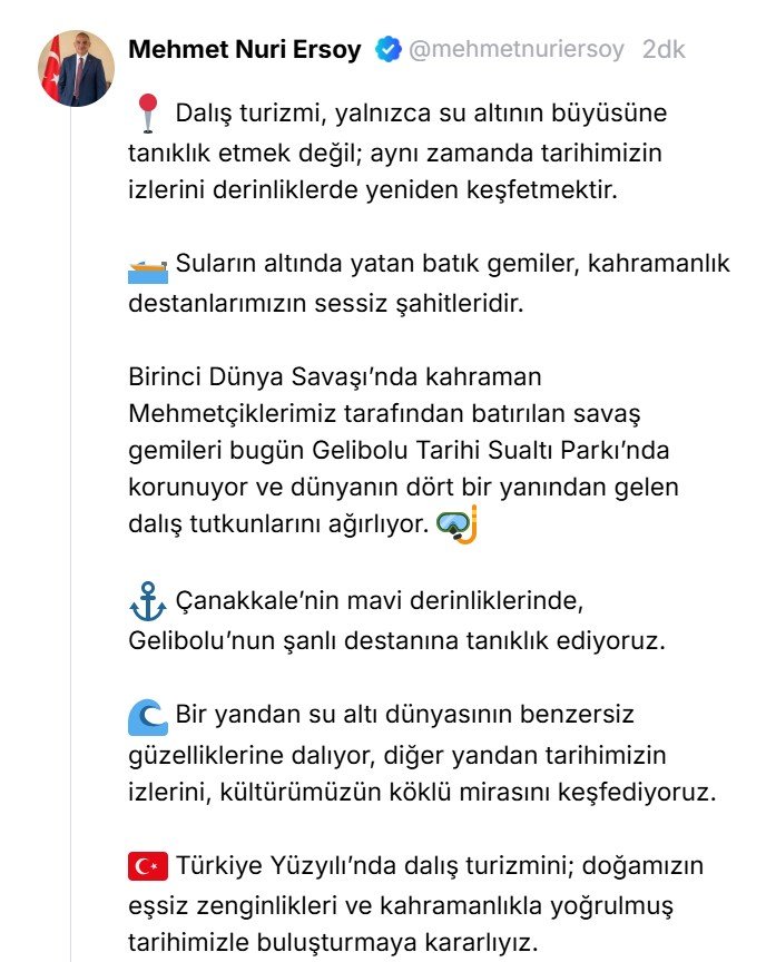 Kültür ve Turizm Bakanı