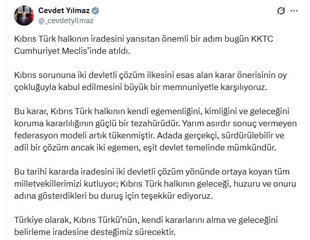KKTC Cumhuriyet Meclisi, Kıbrıs