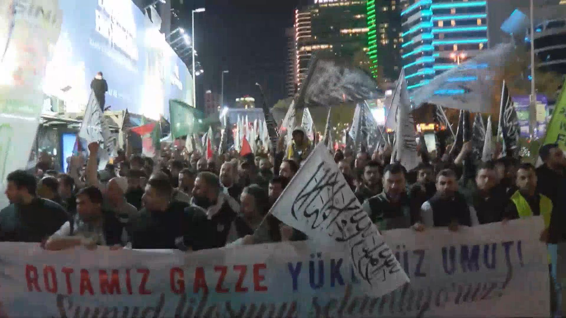 İstanbul'da İsrail'in Sumud Filosu'na