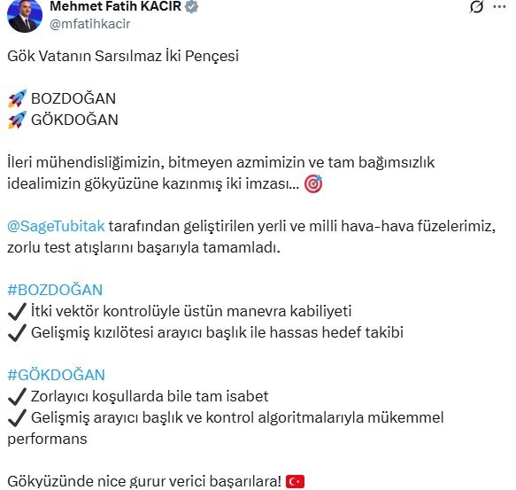 Sanayi ve Teknoloji Bakanı