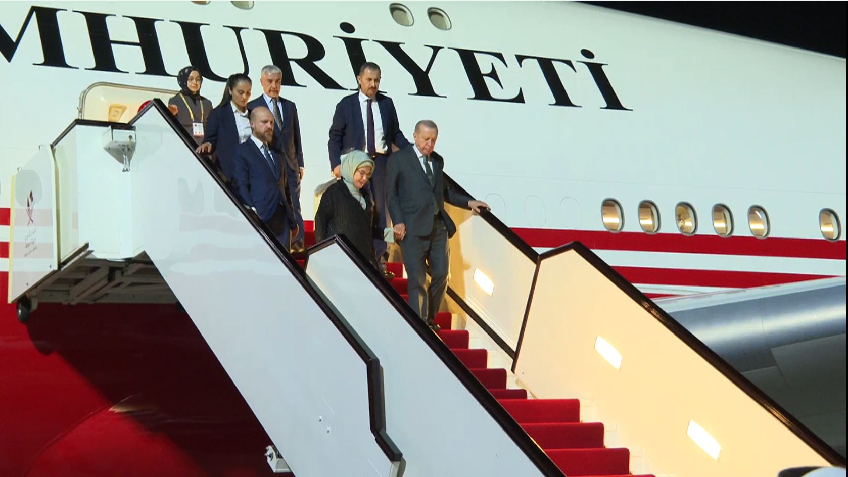 Cumhurbaşkanı Erdoğan, Katar Emiri'nin