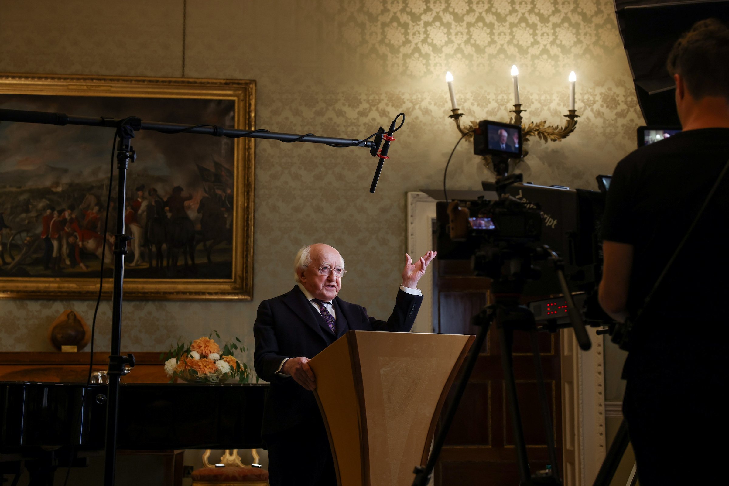 İrlanda Cumhurbaşkanı Michael Higgins,