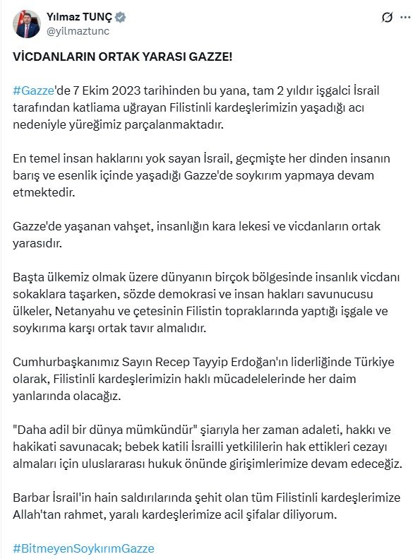 Adalet Bakanı Yılmaz Tunç,