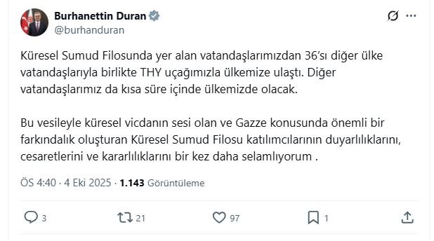 İletişim Başkanı Burhanettin Duran,