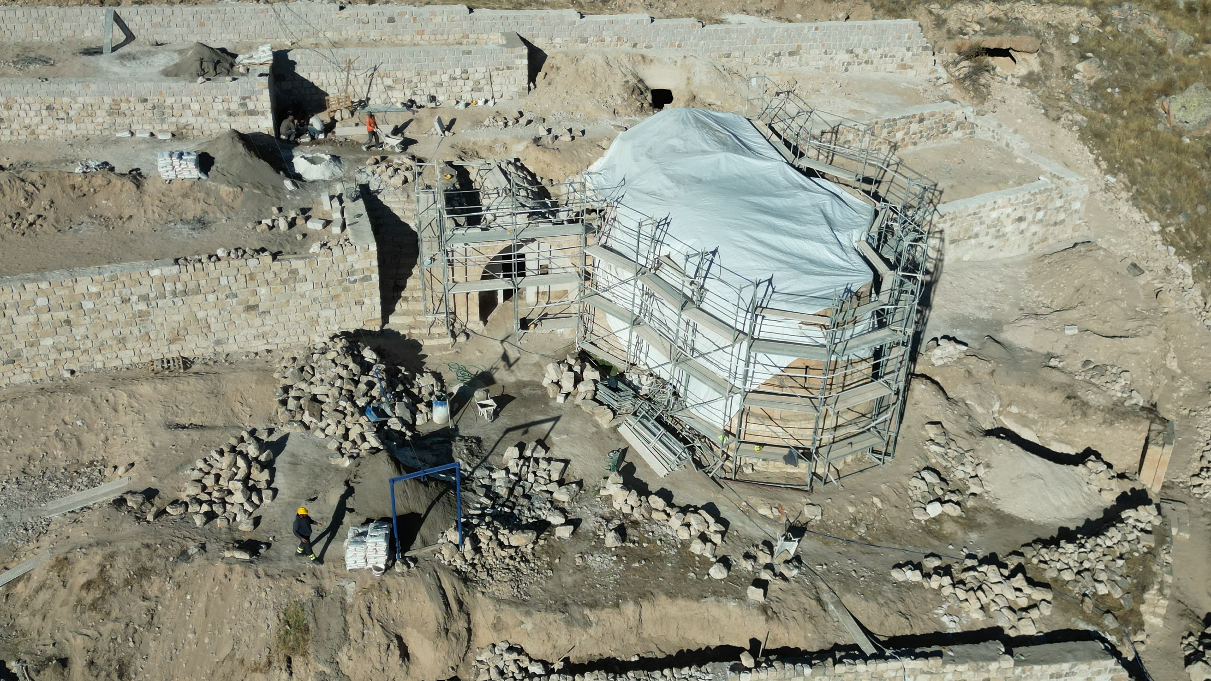 Kayseri’de Tarihi Aziz George Kilisesi Restorasyonla Turizme Kazandırılıyor