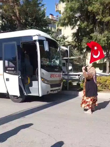 Burdur'da Şerife Özbek, İsrail'in