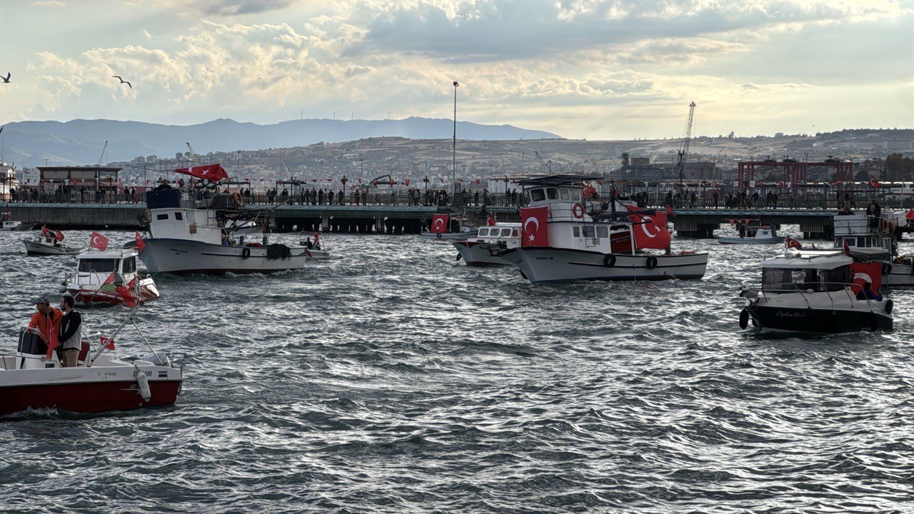 Tekirdağ'da Sumud Filosu ve