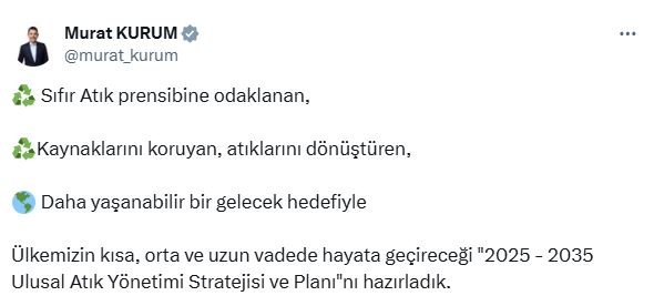 Çevre Bakanlığı’ndan Dev Atık Yönetimi Hamlesi: 2025-2035 Stratejisi Açıklandı!