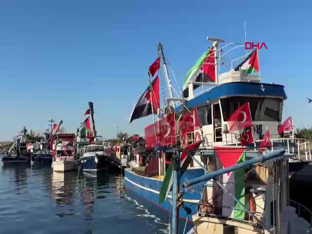 Ordu'da Küresel Sumud Filosu'na