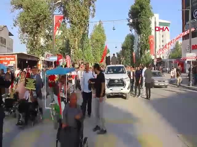 Malatya'da İsrail'in Gazze zulmüne