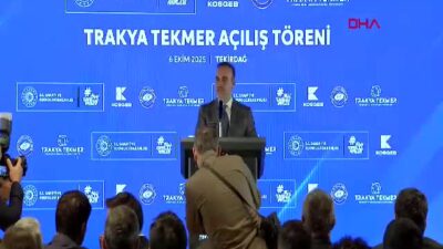 Bakan Kacır: Trakya TEKMER ile Bölgenin Teknoloji ve İnovasyon Ekosistemini Güçlendiriyoruz