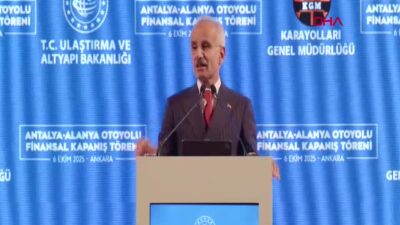 Bakan Uraloğlu: Antalya-Alanya Otoyolu Modern Mühendisliğin Örneklerinden Biri Olacak