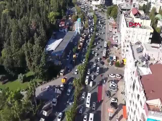 Antalya'da hafriyatçılar, Büyükşehir Belediyesi'nin