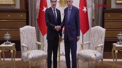 Cumhurbaşkanı Erdoğan, IKBY Başkanı Neçirvan