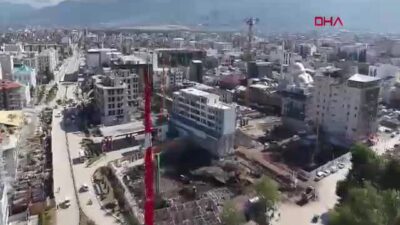 Osmaniye’de Deprem Sonrası Rezerv Alanda Dev İnşaat Hızla Yükseliyor