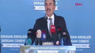 Milli Eğitim Bakanı Yusuf Tekin’den Tarihi Açıklama: Horasan Erenleri Dergahı Cemevi Açılışında Konuştu