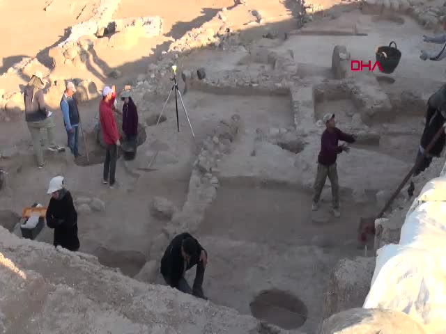 Kilis'teki Oylum Höyük kazılarında