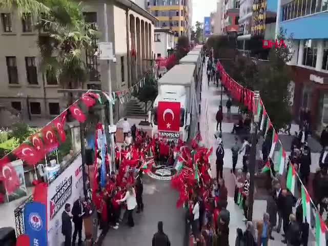 Trabzon'dan Gazze'ye 250 ton
