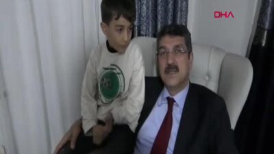 Şehit Yakını Eren’in Polis Olma Hayali Gerçek Oldu! Emniyetten Sürpriz Ziyaret