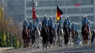 Cumhurbaşkanı Erdoğan, Almanya Şansölyesi Merz’i Resmi Törenle Karşıladı