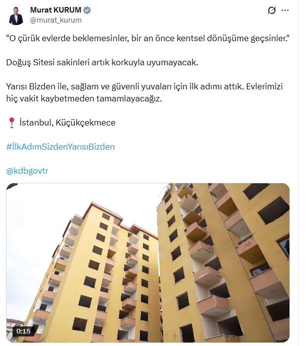 Çevre, Şehircilik ve İklim Değişikliği