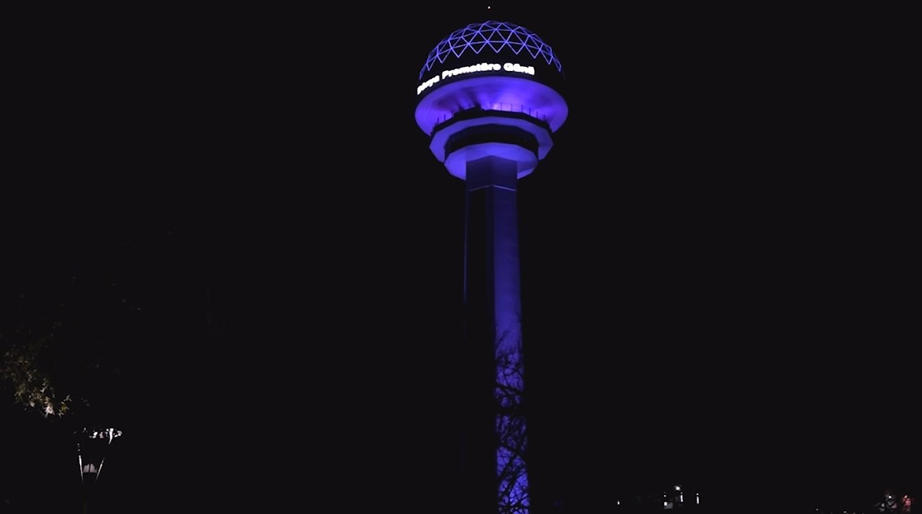 Sağlık Bakanlığı Dünya Prematüre Günü’nde Ankara’yı Mor Işıkla Aydınlattı