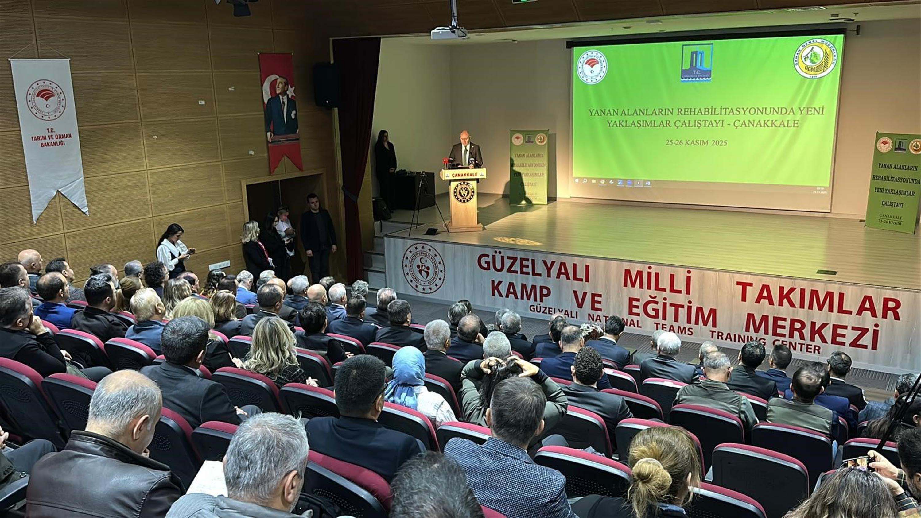 Çanakkale'de yanan orman alanlarının rehabilitasyonu
