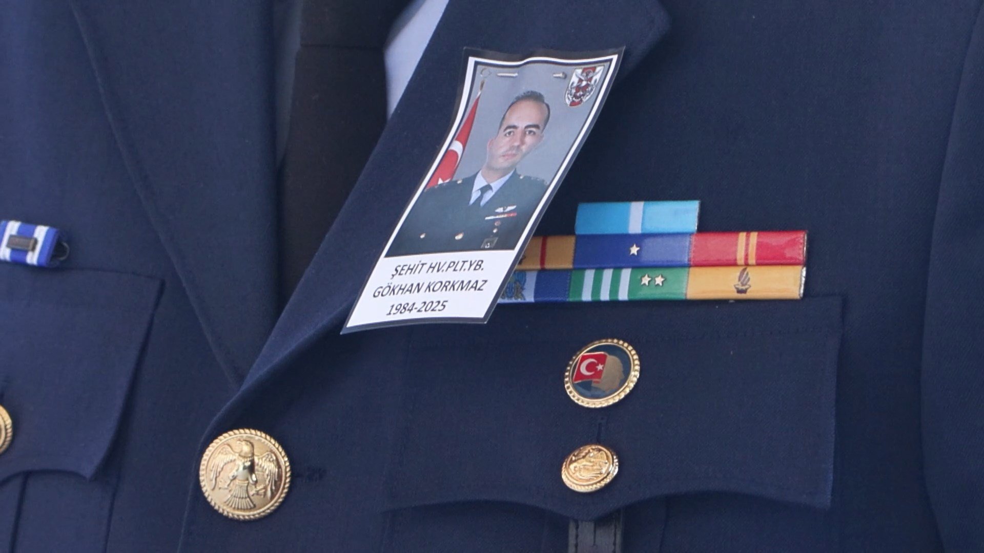 Şehit Pilot Yarbay Gökhan Korkmaz Son Yolculuğuna Uğurlandı