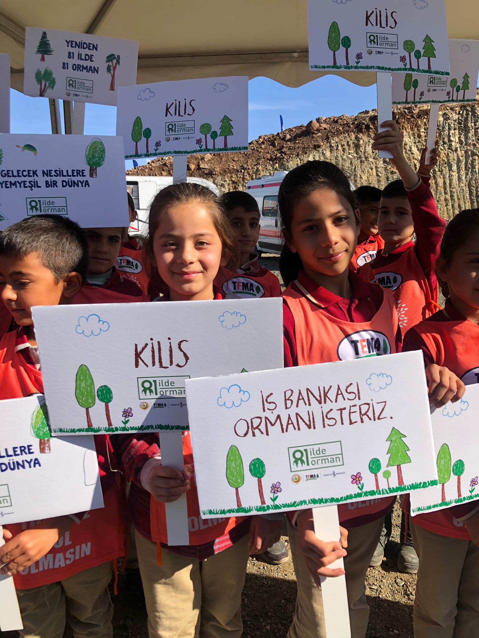 Kilis’te ’81 İlde 81 Orman’ Projesiyle 50 Bin Fidan Toprakla Buluştu