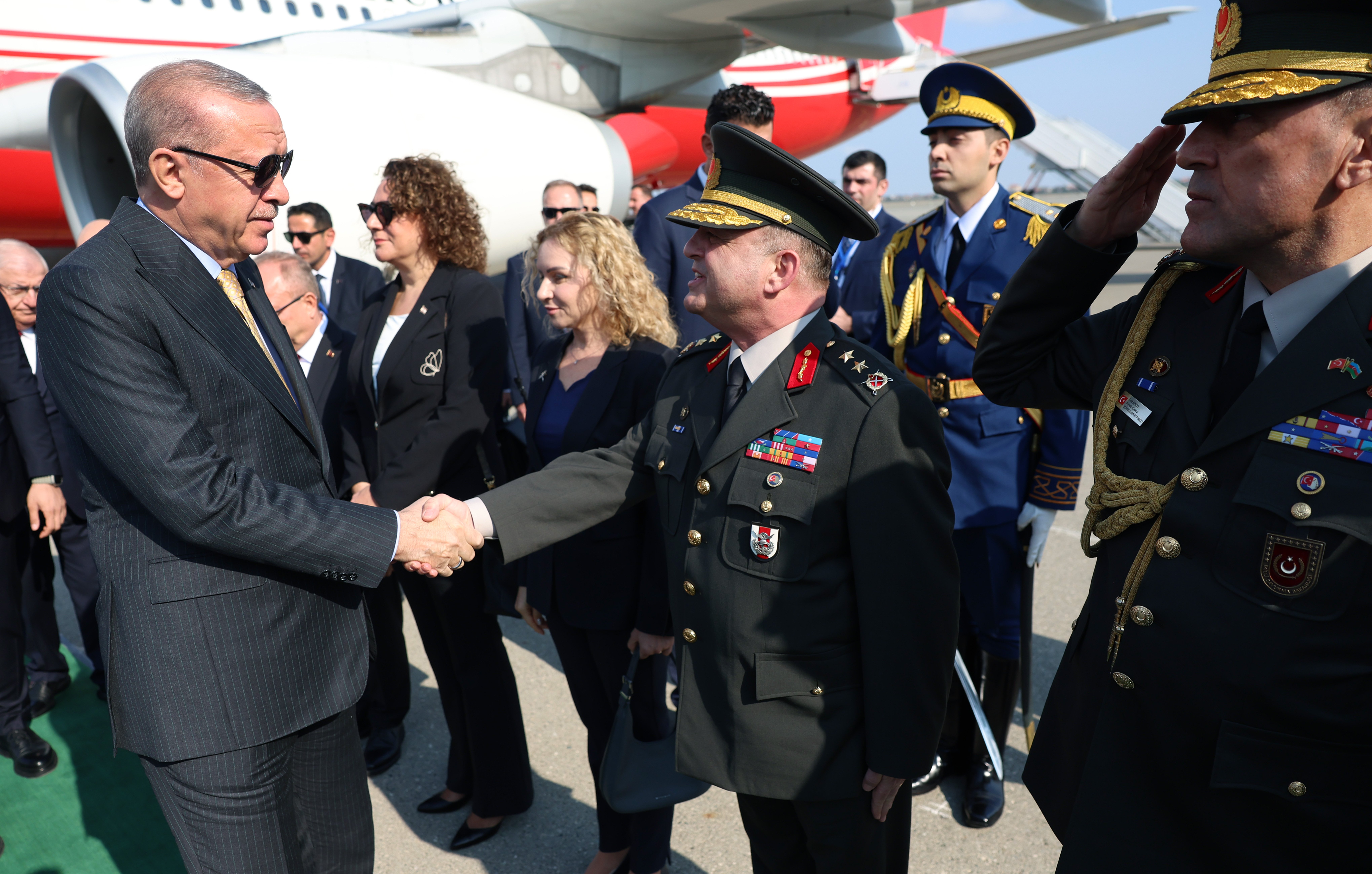 Cumhurbaşkanı Erdoğan Bakü’de: 8 Kasım Zafer Günü Töreni’ne Katılıyor