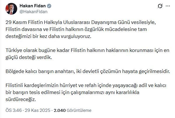 Dışişleri Bakanı Hakan Fidan, 29