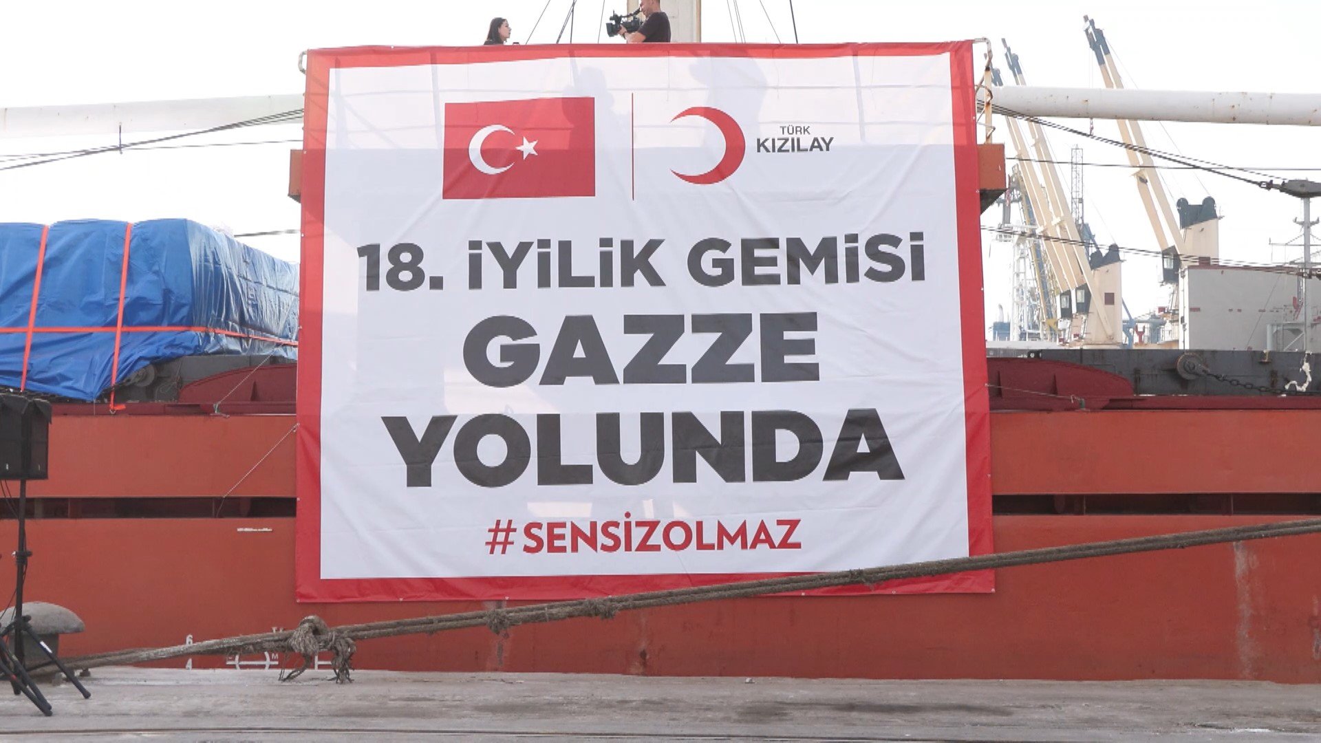 Mersin’den Gazze’ye 18’inci İyilik Gemisi Yola Çıktı: 250 Bin Kişiye 1 Aylık Yardım