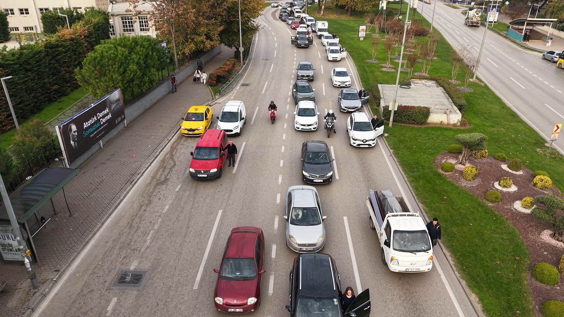 Bursa'da 10 Kasım Atatürk'ü