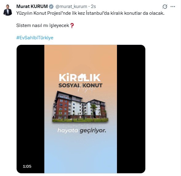 Bakan Kurum’dan Dev Proje: İstanbul’da 15 Bin Kiralık Sosyal Konut Geliyor!