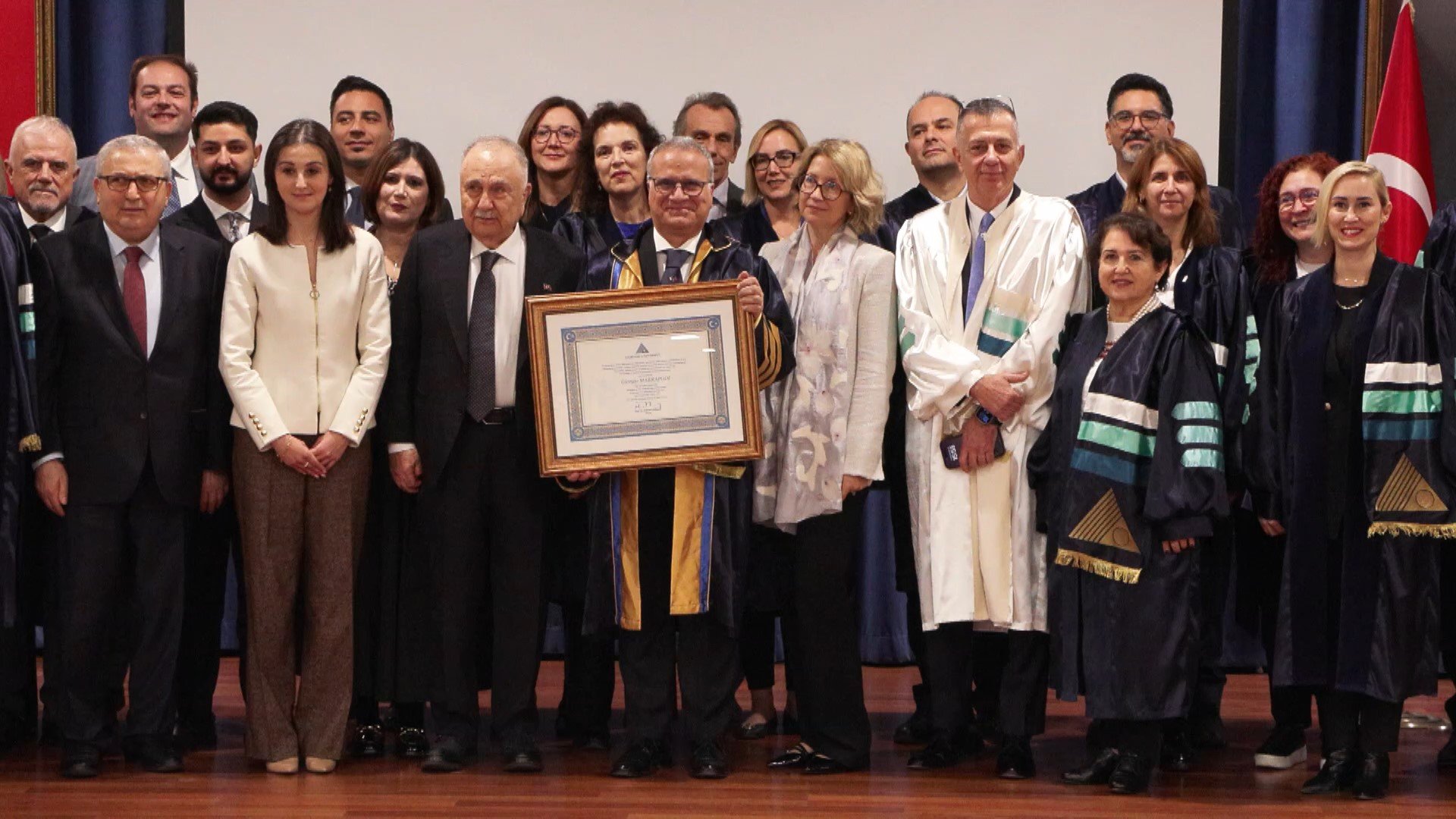 İtalya Büyükelçisi Giorgio Marrapodi’ye Yeditepe Üniversitesi’nden Fahri Doktora Unvanı