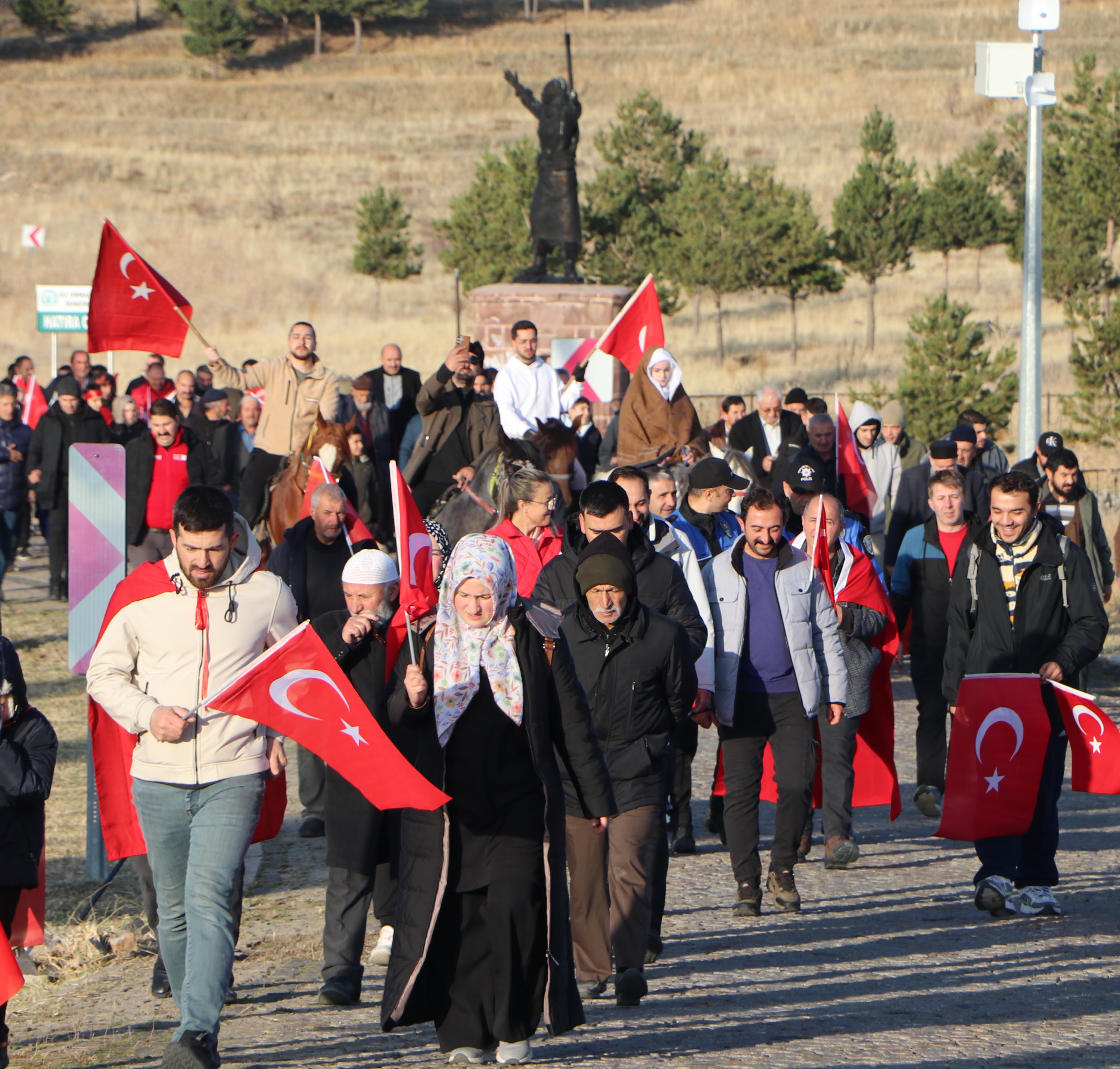 Erzurum’da Tarihi Yürüyüş: Aziziye Destanı’nın 148’inci Yılında Ecdada Vefa