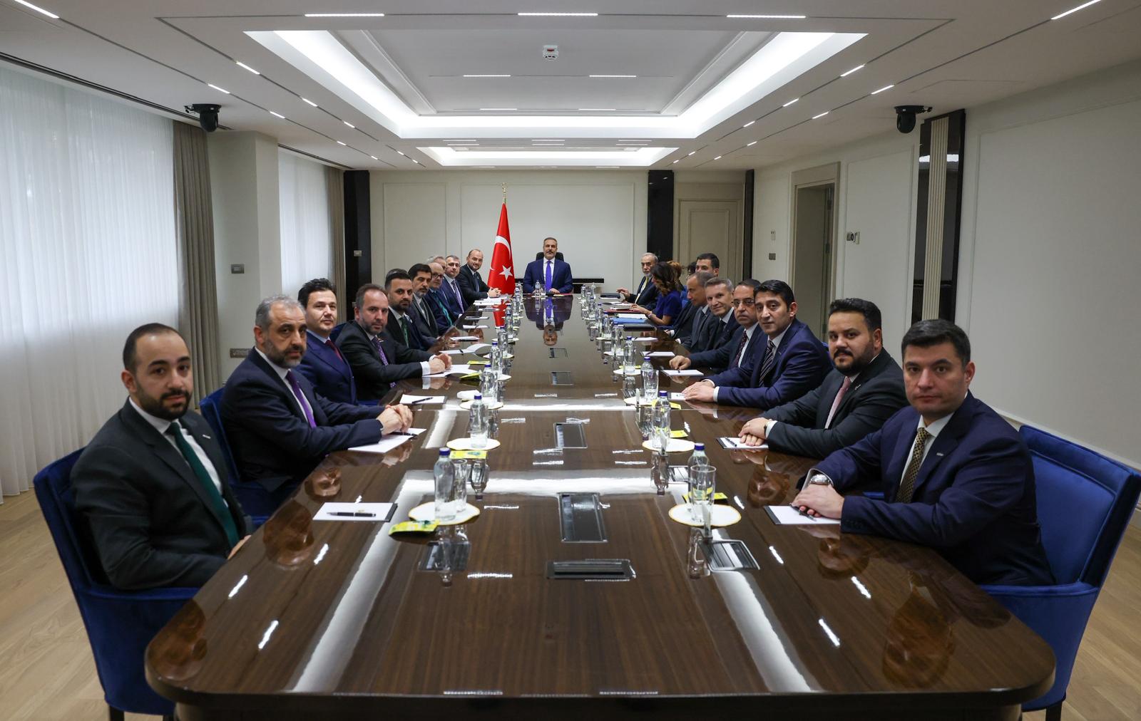 Dışişleri Bakanı Hakan Fidan, MÜSİAD Genel Başkanı Burhan Özdemir’i Kabul Etti